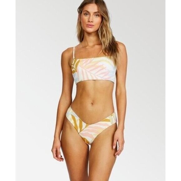 BILLABONG Bikini Bottom Lowrider Reversible Women BNWOT "Tropic Jungle" - Picture 4 of 4